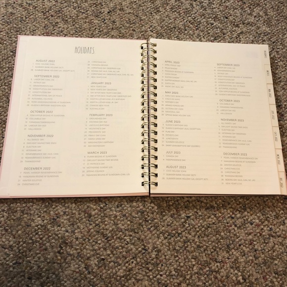 🆕 Rae Dunn DREAM IT PLAN IT DO IT 2023 Planner Pink - Picture 8 of 10